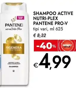 Bennet Shampoo active nutri-plex PANTENE PRO-V offerta