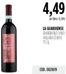 Carico Cash & Carry La guardiense guardiolo vino aglianico doc offerta