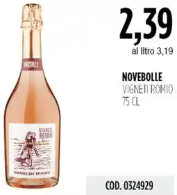 Carico Cash & Carry Novebolle vigneti romio offerta