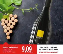 Carico Cash & Carry Feudi di san gregorio cutizzi greco di tufo docg offerta