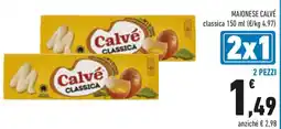 Conad Maionese CALVÉ classica 150 ml (€/kg 4,97) offerta