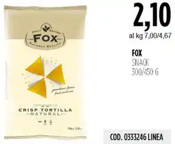 Carico Cash & Carry Fox snack offerta