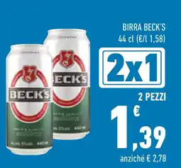 Conad Birra BECK'S offerta
