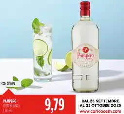 Carico Cash & Carry Pampero rum blanco offerta