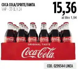 Carico Cash & Carry Coca cola/sprite/fanta offerta