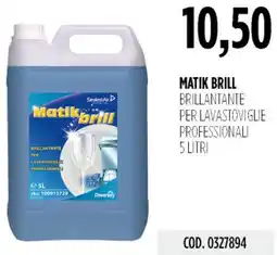 Carico Cash & Carry Matik brill brillantante per lavastoviglie professionali offerta