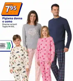 Action Pigiama donna o uomo offerta