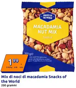 Action Mix di noci di macadamia Snacks of the World offerta