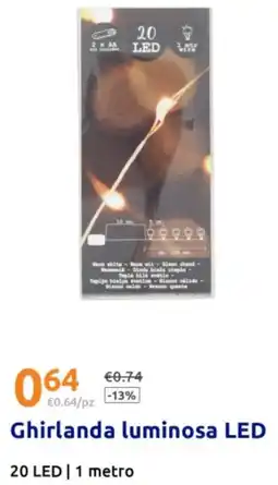 Action Ghirlanda luminosa LED offerta