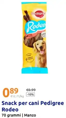 Action Snack per cani Pedigree Rodeo offerta