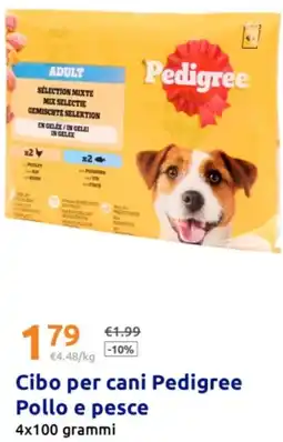 Action Cibo per cani Pedigree Pollo e pesce offerta