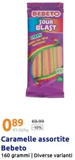 Action Caramelle assortite Bebeto offerta