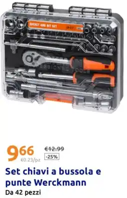 Action Set chiavi a bussola e punte Werckmann offerta
