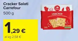 Carrefour Cracker Salati Carrefour offerta