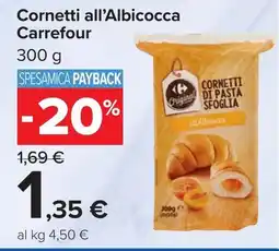 Carrefour Cornetti all'Albicocca Carrefour offerta