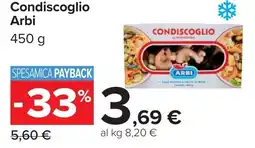 Carrefour Condiscoglio Arbi offerta