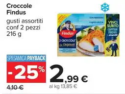 Carrefour Croccole Findus offerta