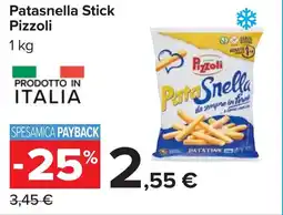 Carrefour Patasnella Stick Pizzoli offerta