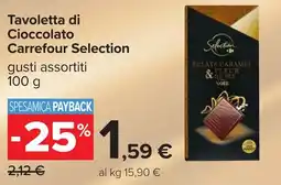 Carrefour Tavoletta di Cioccolato Carrefour Selection offerta