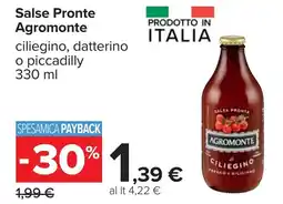 Carrefour Salse Pronte Agromonte offerta