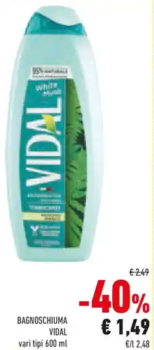 Conad Bagnoschiuma VIDAL offerta