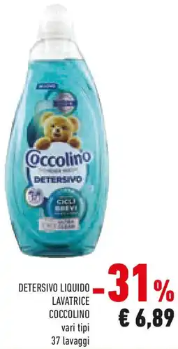 Conad Detersivo liquido lavatrice COCCOLINO offerta