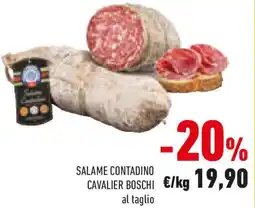 Conad Salame contadino cavalier boschi offerta