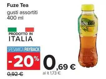Carrefour Fuze Tea offerta