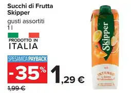 Carrefour Succhi di Frutta Skipper offerta