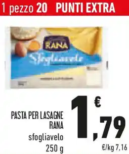 Conad Pasta per lasagne RANA offerta