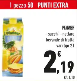 Conad Pfanner offerta