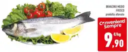 Conad Branzino medio fresco offerta