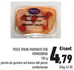 Conad Pesce spada marinato con POMODORINI offerta