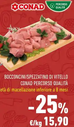 Conad Bocconcini/spezzatino di vitello conad percorso qualità offerta