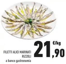 Conad Filetti alici marinati rizzoli offerta