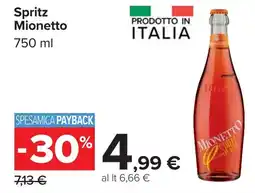 Carrefour Spritz Mionetto offerta
