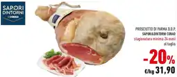 Conad Prosciutto di parma d.o.p. SAPORI&DINTORNI CONAD offerta