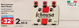 Carrefour Birra Ichnusa Non Filtrata offerta