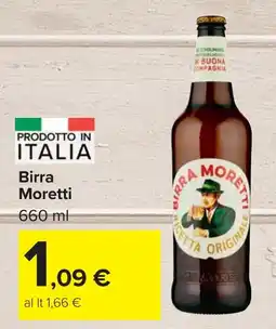 Carrefour Birra Moretti offerta