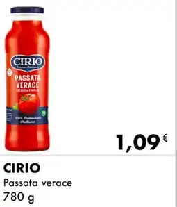 Iper Tosano CIRIO Passata verace offerta