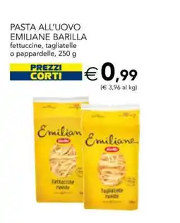 Esselunga PASTA ALL'UOVO EMILIANE BARILLA offerta