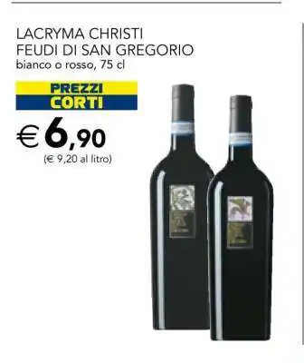 Esselunga Lacryma Christi Feudi di San Gregorio offerta