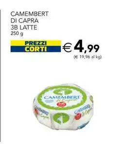Esselunga Camembert di Capra 3B Latte offerta
