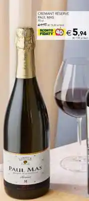 Esselunga CREMANT RÉSERVE PAUL MAS offerta