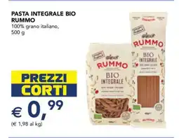 Esselunga PASTA INTEGRALE BIO RUMMO offerta