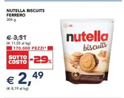 Esselunga Nutella Biscuits Ferrero offerta