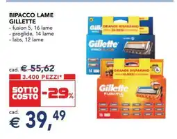 Esselunga Bipacco Lame Gillette offerta