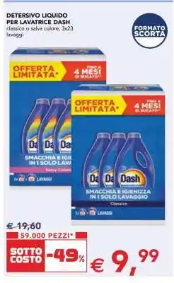 Esselunga DETERSIVO LIQUIDO PER LAVATRICE DASH offerta