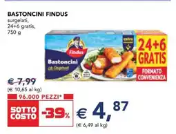 Esselunga BASTONCINI FINDUS offerta