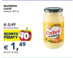 Esselunga MAIONESE CALVÈ offerta